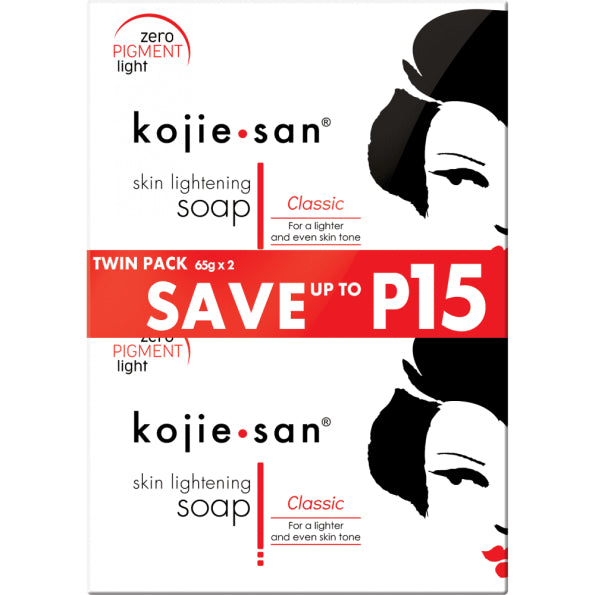 Savon éclaircissant pour la peau Kojie San 65g (lot de 2)